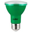 Sunlite 3w LED PAR20 Green Colored E26 Base Floodlight Bulb - 50W Equiv For Sale