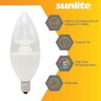 Sunlite 4.5w LED B11 Clear Chandelier CTC E12 Base 2700K Bulb - 40W Equiv Online Sale