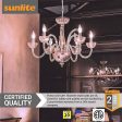 Sunlite 5w LED Filament CA11 Flame Tip Chandelier E12 4000K Bulb - 60W Equiv Online Sale