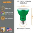 Sunlite 3w LED PAR20 Green Colored E26 Base Floodlight Bulb - 50W Equiv For Sale