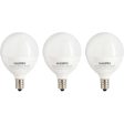 6Pk - Sunlite 5w Led G16.5 GlobeE12 Candelabra Frosted Dimmable Light Bulb For Cheap