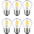 6Pk - Sunlite 3W LED G16 Bulb 2700K 250Lm E26 Base Clear Finish Online Sale