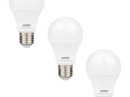 3Pk - Sunlite 11w A19 LED 2700K 1100Lm Non-Dimmable Bulb - 75W Equiv Online now