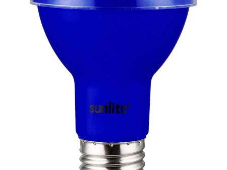 Sunlite 3w LED PAR20 Blue Colored Recessed E26 Base Floodlight Bulb - 50W Equiv on Sale