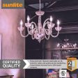 Sunlite 5w LED Filament CA11 Flame Tip Chandelier E12 5000K Bulb - 60W Equiv For Cheap