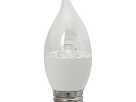 Sunlite 7w LED CA12 Clear Chandelier E26 Base 2700K Bulb - 60W Equiv Online Sale