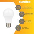 3Pk - Sunlite 9w A19 LED 2700K 800Lm Non-Dimmable Bulb - 60W Equiv Online