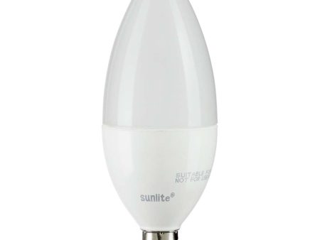 Sunlite 4.5w LED B11 Frosted Torpedo Tip Chandelier E12 4000K Bulb - 40W Equiv Online