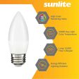 6Pk - Sunlite 7w LED B13 Decorative Chandelier E26 5000K Bulb - 60W Equiv Online Hot Sale