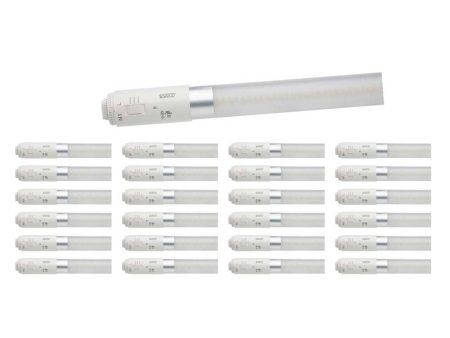 25Pk - 24W T8 LED CCT Selectable Type B Ballast Bypass LED Tube Supply