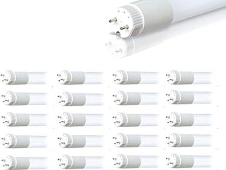 25Pk - 10.5W 48-in T8 LED 3500K 1700Lm Ballast Bypass 120V-277V - 50w equiv on Sale