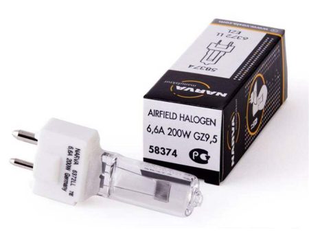 Narva 58374 EZL 6372 LL 6.6A 200W GZ9.5 Base Airfield Bulb Discount