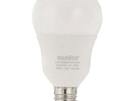 Sunlite 6w 120v LED A15 Ceiling Fan E17 Base 4000K Bulb - 40W Equiv For Sale