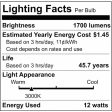 25Pk - 12W 48-in T8 LED G13 base Dual Mode Hybrid 3000K 1700Lm - 50w equiv on Sale