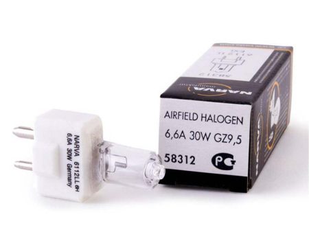 Narva 58312 EXL 6112 LL 6.6A 30W GZ9.5 Base Airfield Bulb on Sale