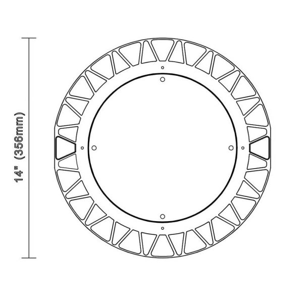 Philips 121W UFO LED 4000K IP65 Round Sealed High Bay Fixture Online Sale