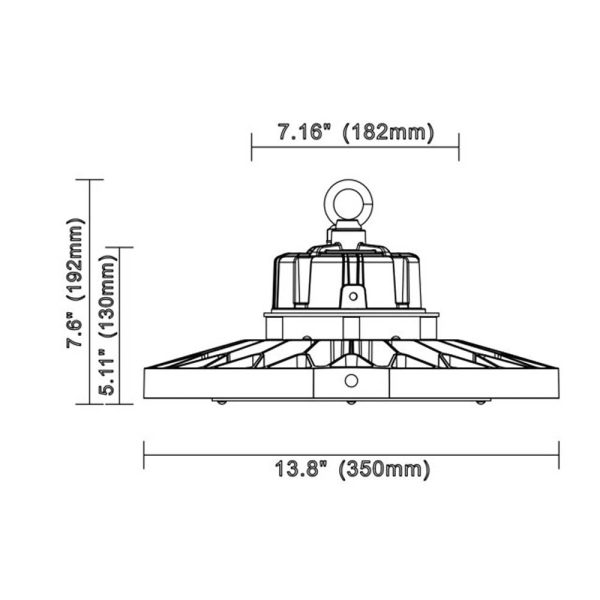 Philips 121W UFO LED 4000K IP65 Round Sealed High Bay Fixture Online Sale