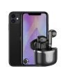 Apple iPhone 11 64GB 5G + TPU Clear Case & Screen Protector (Very Good Pre-Owned) + TWS Earbud (EQ7) (Bundle Deal) For Discount