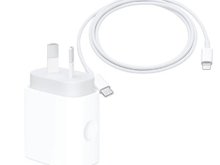 Apple 20W USB-C Power Adapter With USB-C to Lightning Cable  (As New-Pre-owned) For Cheap