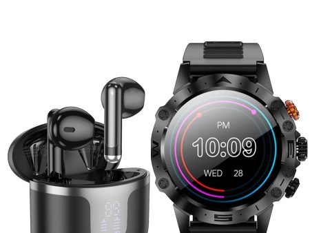 Hoco TWS Bluetooth Earbud (EQ7) + Hoco Smart Watch (Y20) (Bundle Deal) Online Sale