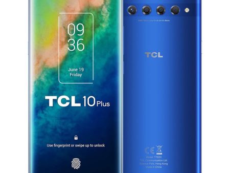 TCL 10 Plus 6GB 64GB Dual Sim 4G Smartphone + Free Case (As New - Pre-Owned)) Cheap