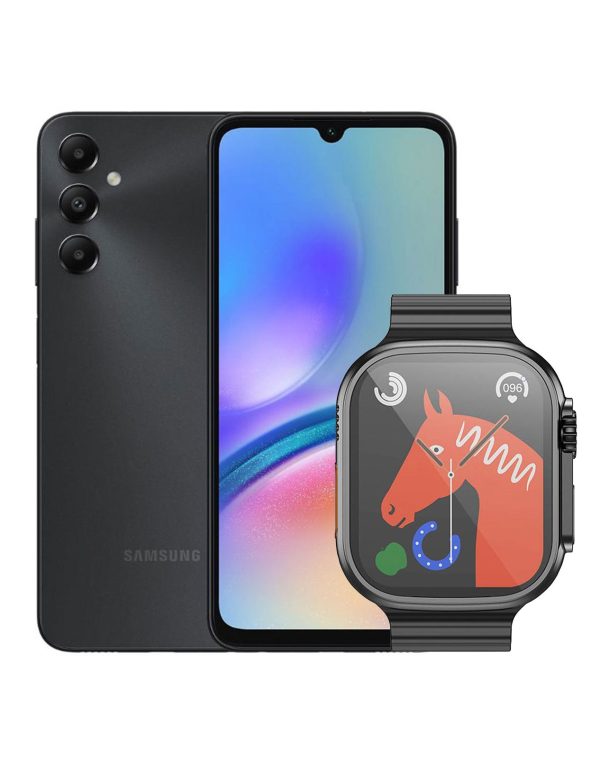 Samsung Galaxy A05S (2023) 128GB Dual Sim 4G (Brand New) + Hoco Smart Watch (Y12) For Sale