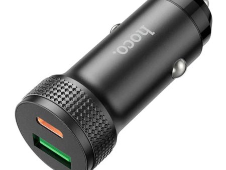 Hoco Z49B Aluminum Super Fast Car Charger PD+QC 38W Online