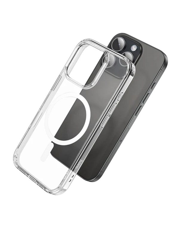 Hoco iPhone 16 Plus Magsafe Clear Case with Air Cushion Online Hot Sale