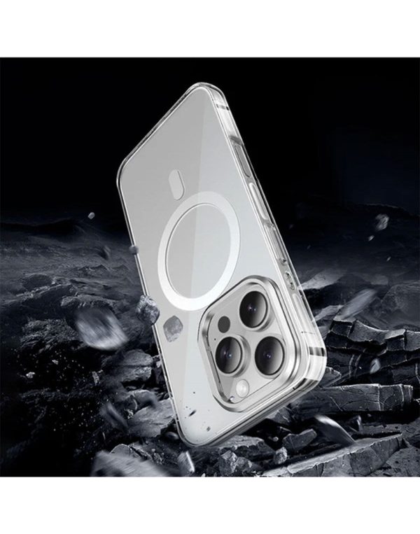 Hoco iPhone 16 Pro Magsafe Case with Lens stand and Germany Anti Yellowing Material (AS9) Sale