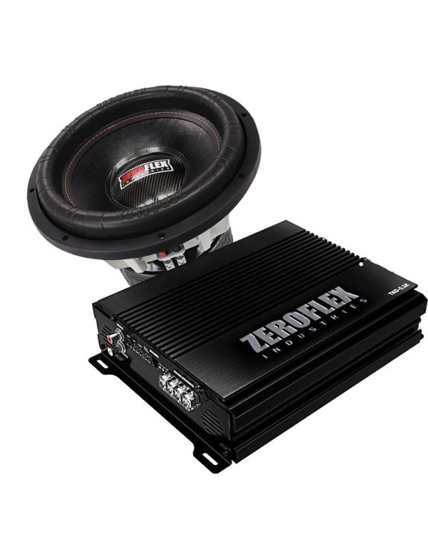 Zeroflex EVO-15XXL 3500RMS Car Subwoofer + Zeroflex TKO-5.1K Mono Car Amplifier 5000RMS (Bundle Deal) Online now