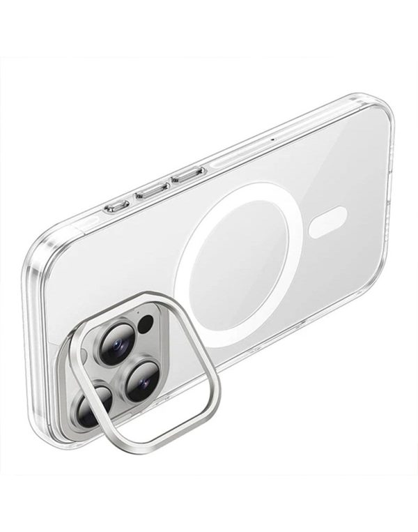 Hoco iPhone 16 Pro Magsafe Case with Lens stand and Germany Anti Yellowing Material (AS9) Sale