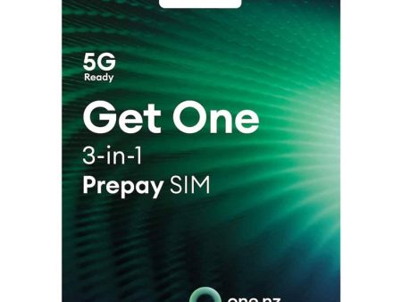 One NZ 3-in-1 Prepay Sim 5G Ready Online now