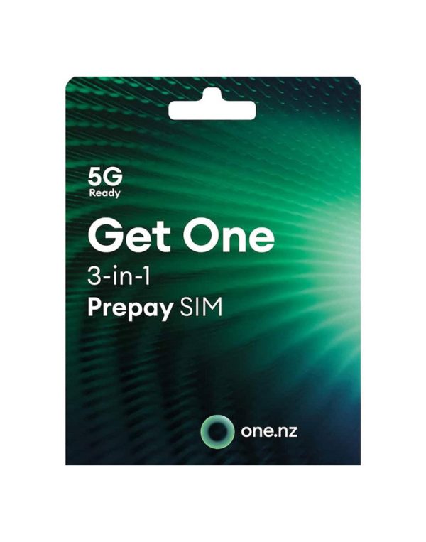 One NZ 3-in-1 Prepay Sim 5G Ready Online now