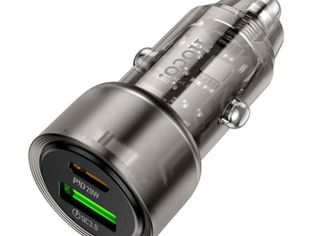 Hoco Z52 38W PD+QC Super Fast Car Charger Hot on Sale