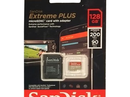 Sandisk Extreme Plus 128GB SD Card (Brand New) For Sale