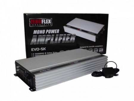 Zeroflex EVO 5K 1 X 5000RMS @1ohm Car Amplifier + Free Bass Controller Online Sale