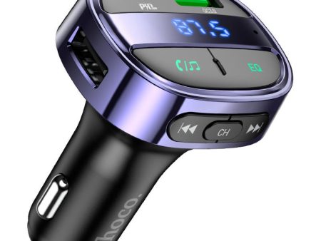 Hoco Car charger ?E70? PD30W+QC3.0 with wireless FM transmitter Discount