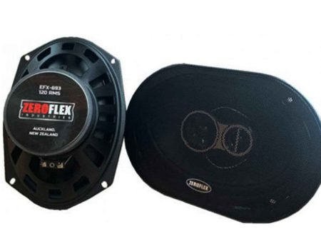 Zeroflex  6x9  3-Way Coaxial Car Speaker 120W RMS EFX693 (Pair) Online Hot Sale