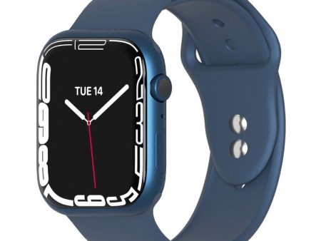 Cygnett Silicon Band for Apple Watch 3 4 5 6 7 SE 38 40 41mm - Blue Online now