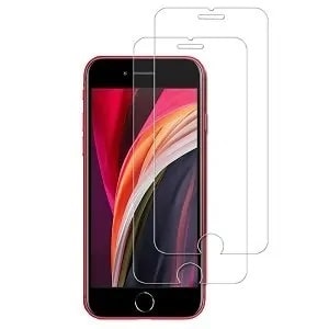 [2 Pcs] Apple iPhone SE 2020 Tempered Glass LCD Screen Protector Film Guard Hot on Sale