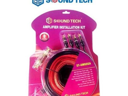 Soundtech ST-AMK8GA 8 Gauge AMP Wiring Kit For Discount