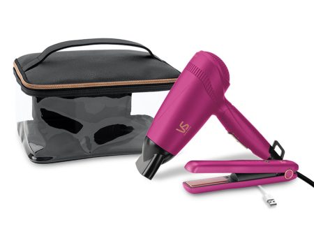 VS Sassoon Velvet Orchid Weekender Dryer & Straightener Pack Discount