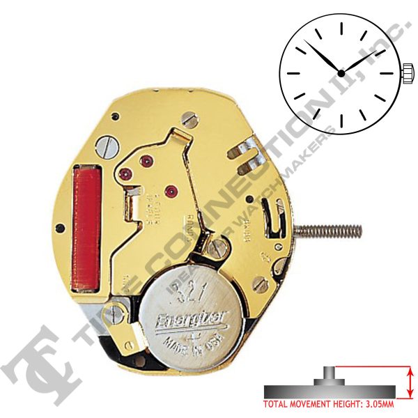 Harley Ronda 1062 2 Hands Swiss Made Quartz Movement Ht. 3.05MM Cheap