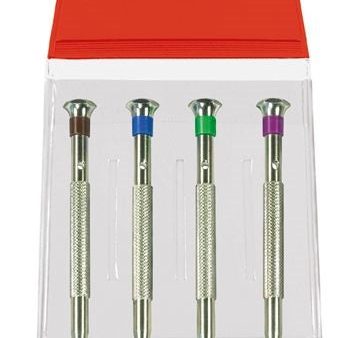 Horotec MSA 01.008 Set of 4 Screwdrivers with Fixed Male Key Kit Online Hot Sale