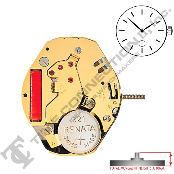 Harley Ronda 1064 2 Hands Swiss Made Quartz Movement Ht. 3.10MM Sale