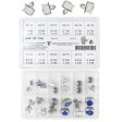 Stainless Steel Colored Screw-On Crowns (Assortment 24 Pieces) For Cheap