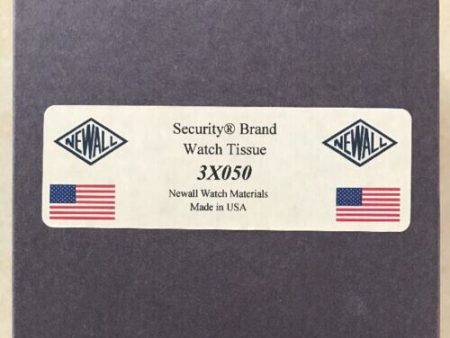 USA Made Newall Security Brand Lintless Watch Tissue 3X050 (Box 4x4 Sheets) Cheap