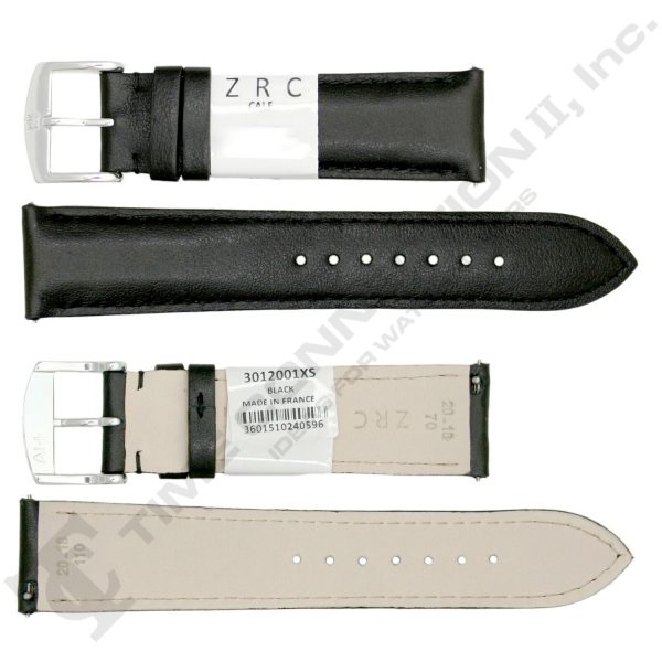 ROCHET ZRC No. 301 Calfskin Grain Fine Leather Quick Release SHORT Straps (12mm~22mm) Online