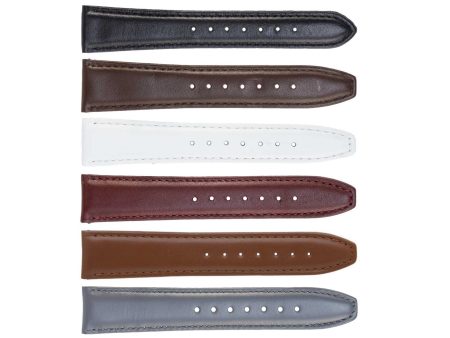 Banda No. 203 Smooth Calfskin Fine Leather Straps (8mm~24mm) Online now